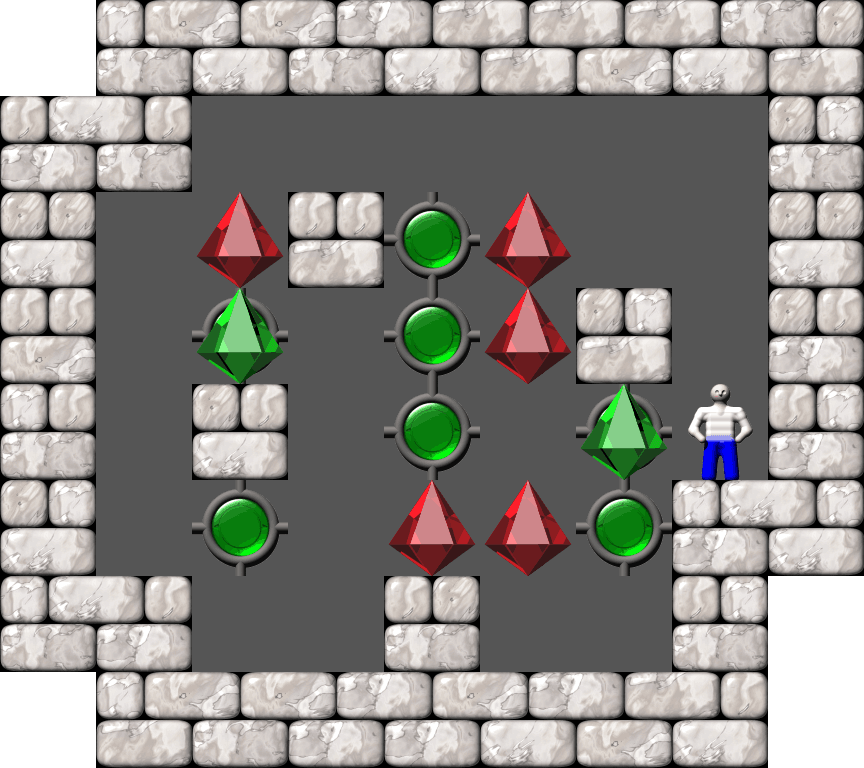 Sokoban Frantisek Pokorny collection level 16